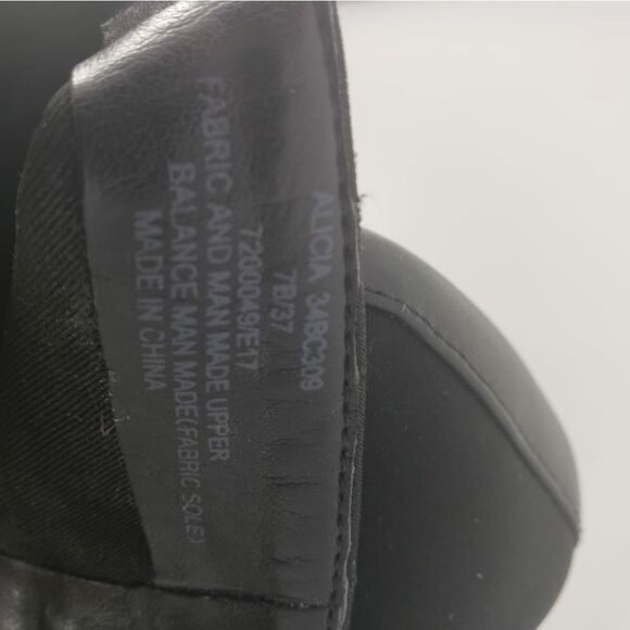 BCBGENERATION womens 7 Alicia black lace up open toe ankle booties - Picture 9 of 9